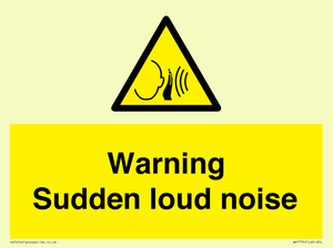 WV7774: Warning Sudden loud noise