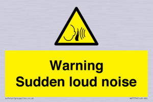 WV7774: Warning Sudden loud noise