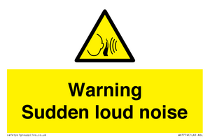 WV7774: Warning Sudden loud noise