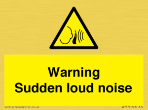 WV7774: Warning Sudden loud noise