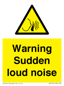 WV7774: Warning Sudden loud noise