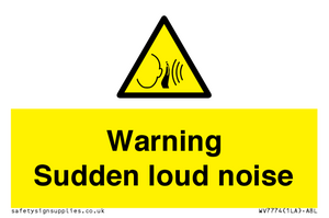 WV7774: Warning Sudden loud noise