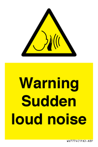 WV7774: Warning Sudden loud noise