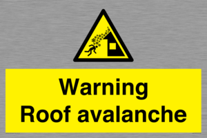 WV7775: Warning Roof avalanche