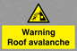 WV7775: Warning Roof avalanche