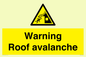 WV7775: Warning Roof avalanche
