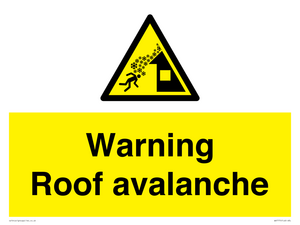 WV7775: Warning Roof avalanche