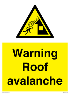 WV7775: Warning Roof avalanche