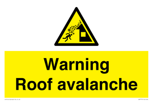 WV7775: Warning Roof avalanche