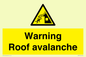 WV7775: Warning Roof avalanche