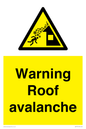WV7775: Warning Roof avalanche