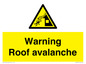 WV7775: Warning Roof avalanche