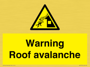 WV7775: Warning Roof avalanche