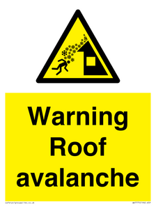 WV7775: Warning Roof avalanche