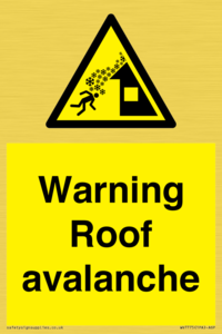 WV7775: Warning Roof avalanche