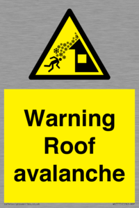 WV7775: Warning Roof avalanche