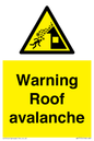 WV7775: Warning Roof avalanche