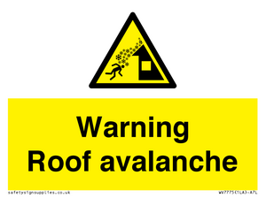 WV7775: Warning Roof avalanche