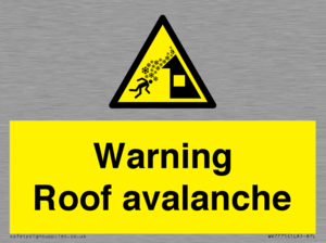 WV7775: Warning Roof avalanche
