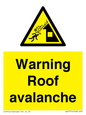WV7775: Warning Roof avalanche