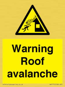WV7775: Warning Roof avalanche