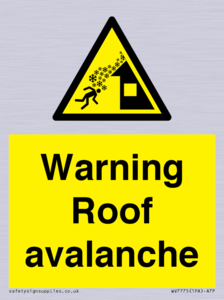 WV7775: Warning Roof avalanche