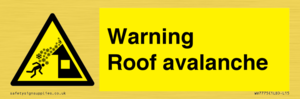 WV7775: Warning Roof avalanche