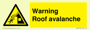 WV7775: Warning Roof avalanche