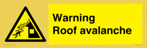 WV7775: Warning Roof avalanche