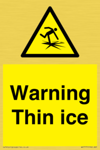 WV7777: Warning Thin ice
