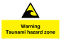 WV7779: Warning Tsunami hazard zone