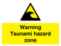 WV7779: Warning Tsunami hazard zone