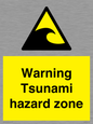 WV7779: Warning Tsunami hazard zone
