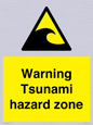 WV7779: Warning Tsunami hazard zone