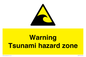 WV7779: Warning Tsunami hazard zone