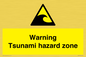 WV7779: Warning Tsunami hazard zone