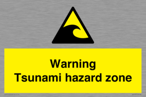 WV7779: Warning Tsunami hazard zone