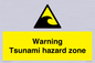 WV7779: Warning Tsunami hazard zone