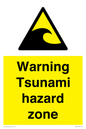 WV7779: Warning Tsunami hazard zone