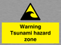 WV7779: Warning Tsunami hazard zone