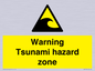 WV7779: Warning Tsunami hazard zone