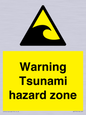 WV7779: Warning Tsunami hazard zone