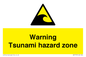 WV7779: Warning Tsunami hazard zone