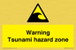 WV7779: Warning Tsunami hazard zone