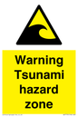 WV7779: Warning Tsunami hazard zone