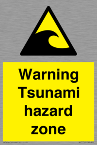 WV7779: Warning Tsunami hazard zone