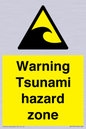 WV7779: Warning Tsunami hazard zone