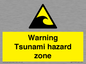 WV7779: Warning Tsunami hazard zone