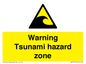 WV7779: Warning Tsunami hazard zone