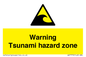 WV7779: Warning Tsunami hazard zone